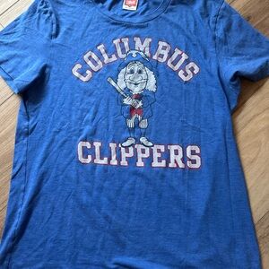 HOMAGE women’s Blue Columbus Clippers Tee